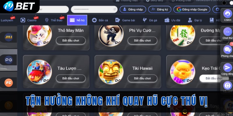 Tận hưởng không khí quay hũ cực thú vị